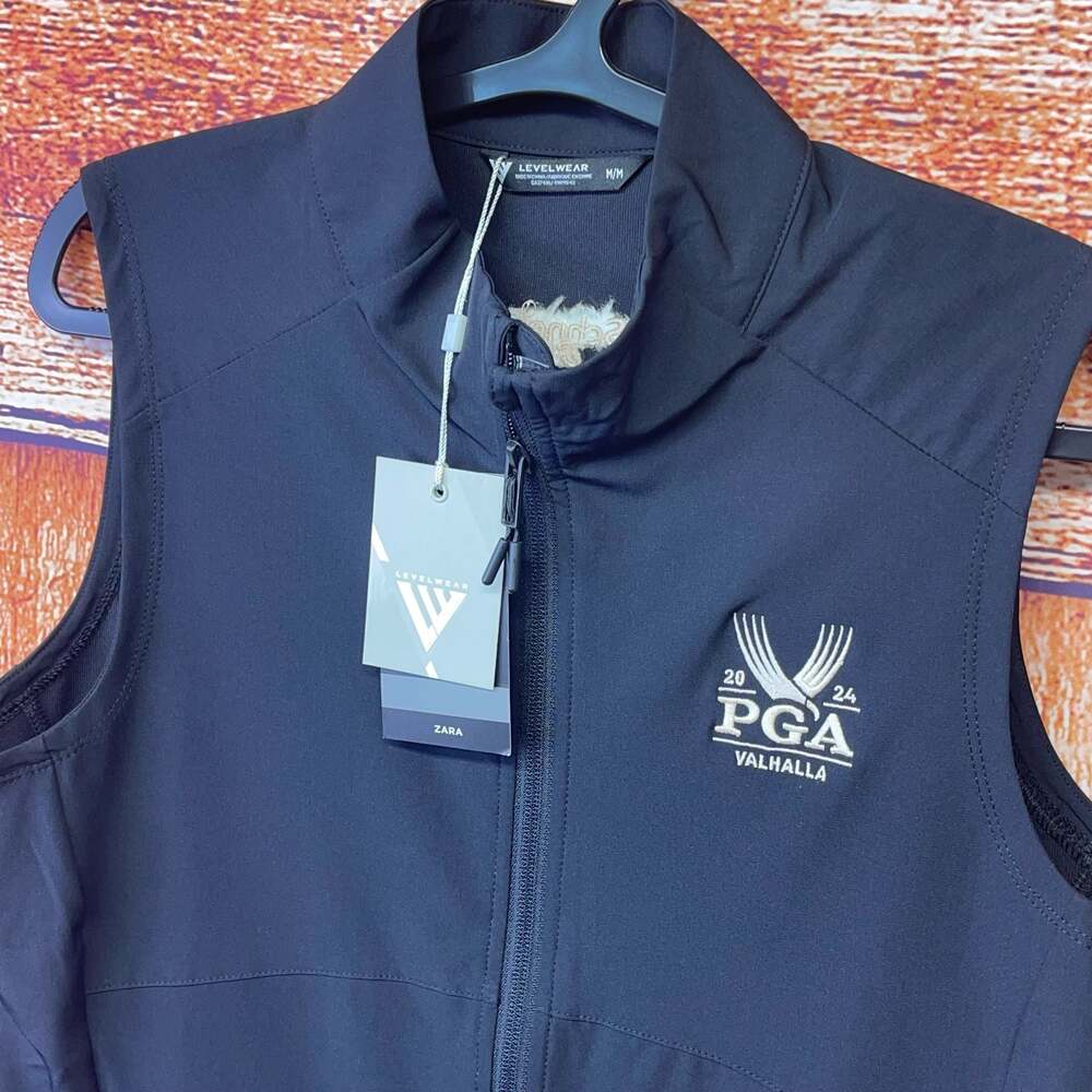 Levelwear 2024 PGA Championship Valhalla Schneider Electric Full Zip Golf Vest M
